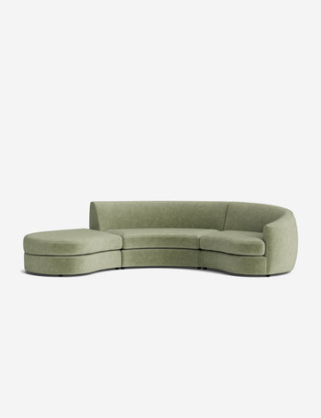 Sage Performance Striated Velvet