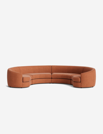 Terracotta Linen Weave