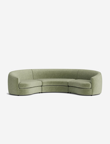 Sage Performance Striated Velvet
