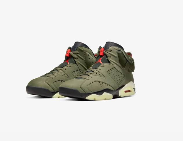 Travis Scott x Air Jordan 6 Retro 'Olive'