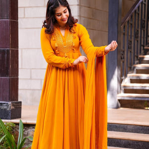 Bella Blaze Georgette Maxi Set