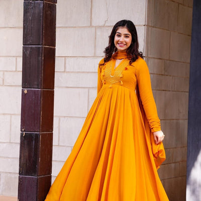 Bella Blaze Georgette Maxi Set