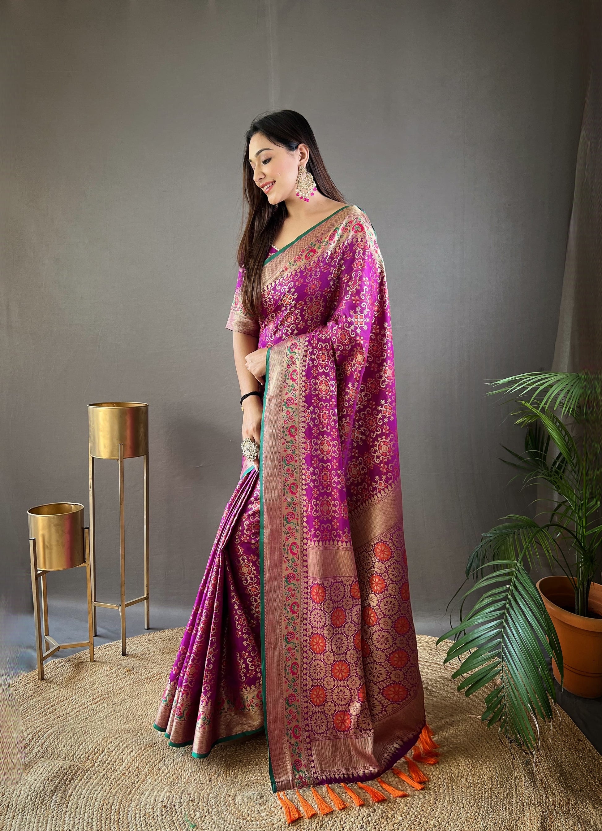 Patola Silk Pure Bandhani Saree