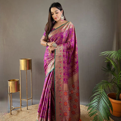Patola Silk Pure Bandhani Saree