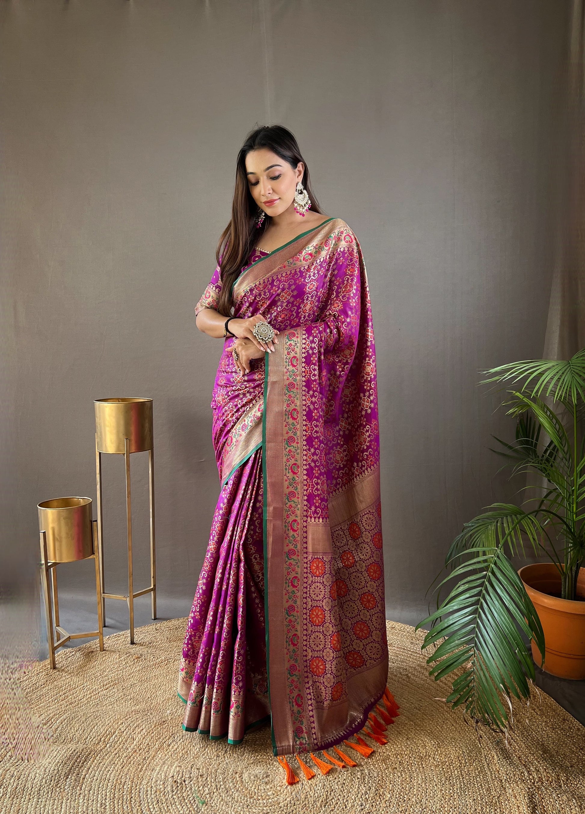 Patola Silk Pure Bandhani Saree