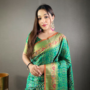 Patola Silk Pure Bandhani Saree