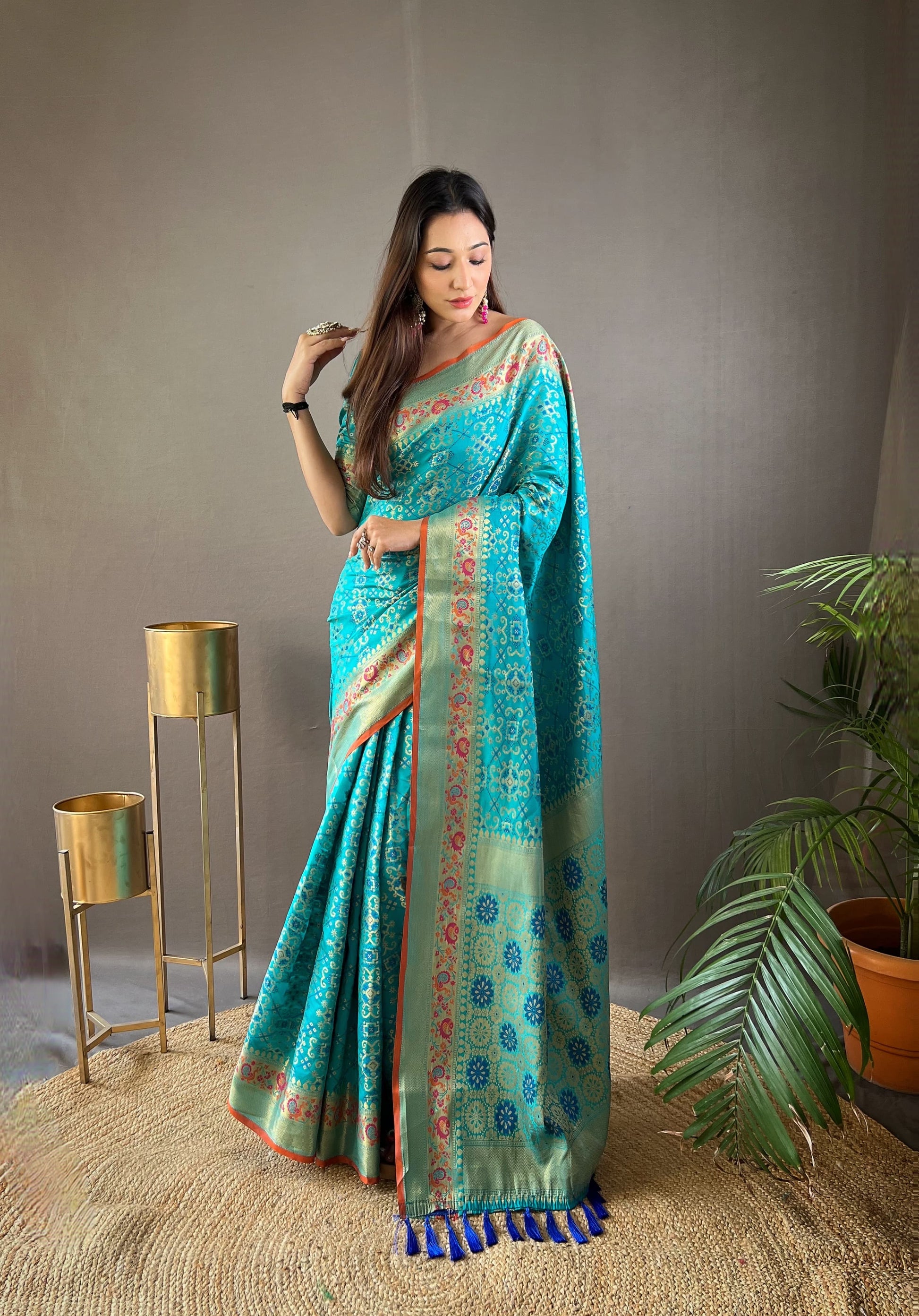 Patola Silk Pure Bandhani Saree