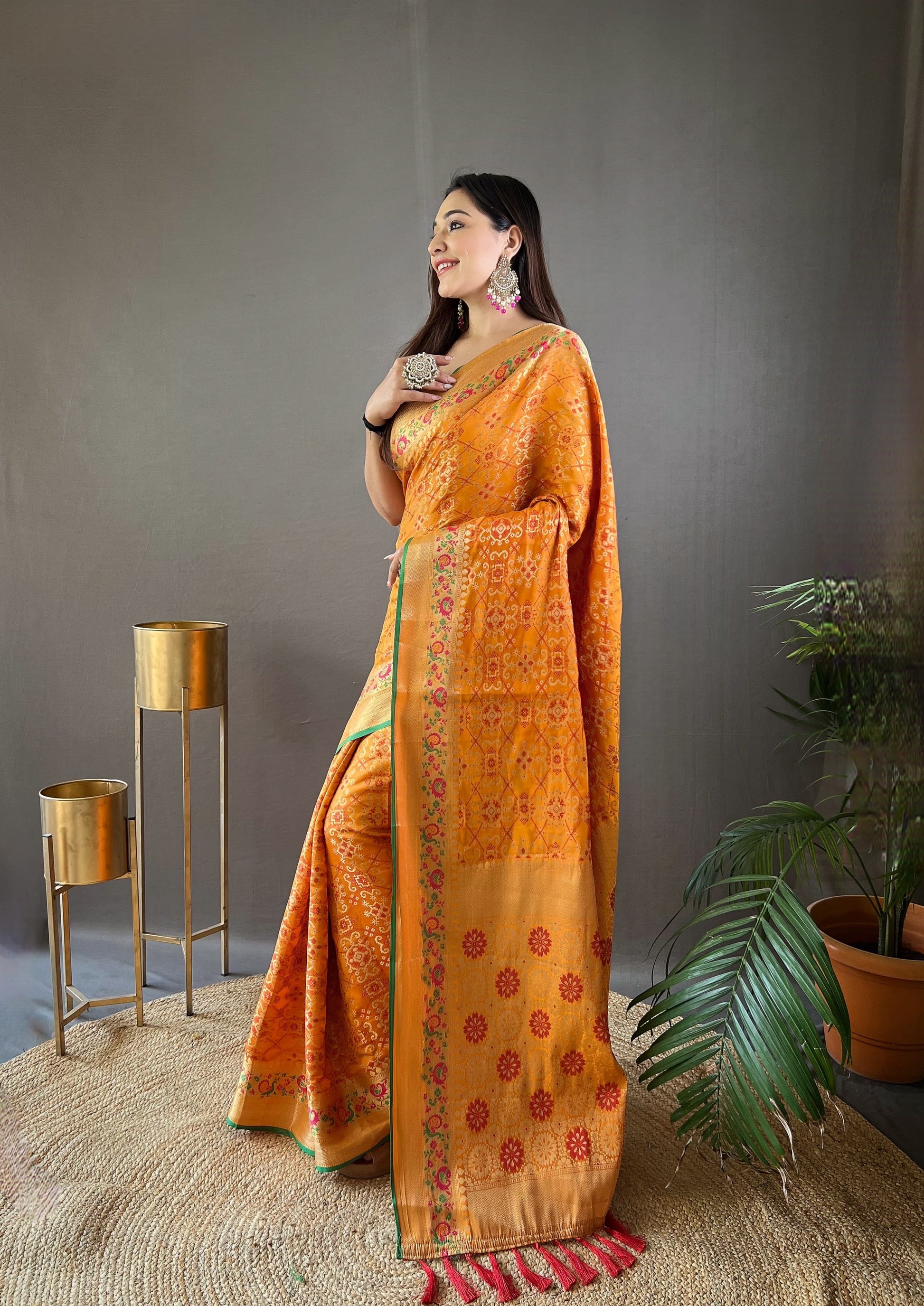 Patola Silk Pure Bandhani Saree