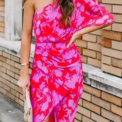 Heloisa One Shoulder Dress