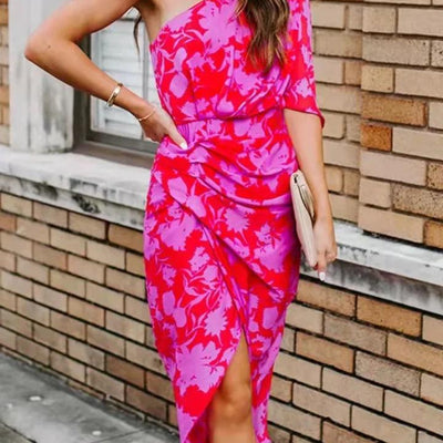 Heloisa One Shoulder Dress