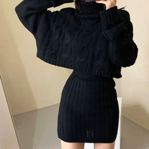 Vienna Premium Winter Skirt Coord Set