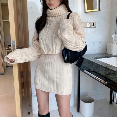 Vienna Premium Winter Skirt Coord Set