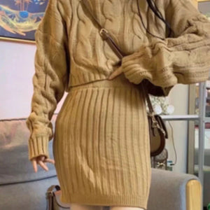 Vienna Premium Winter Skirt Coord Set
