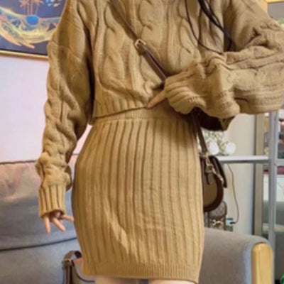 Vienna Premium Winter Skirt Coord Set