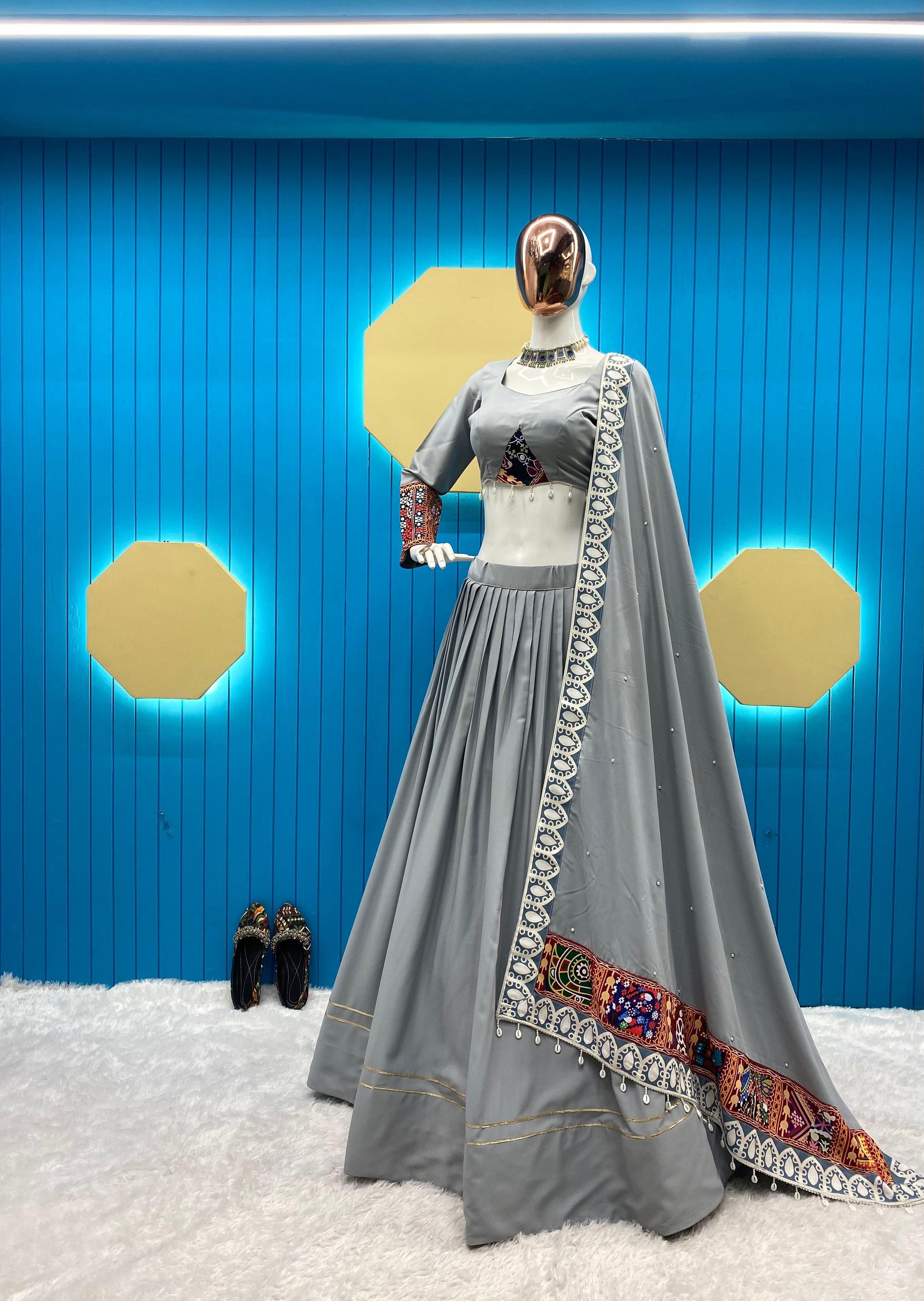 Ethenika Navratri Special Designer Chaniya Choli (Fully Stitched)