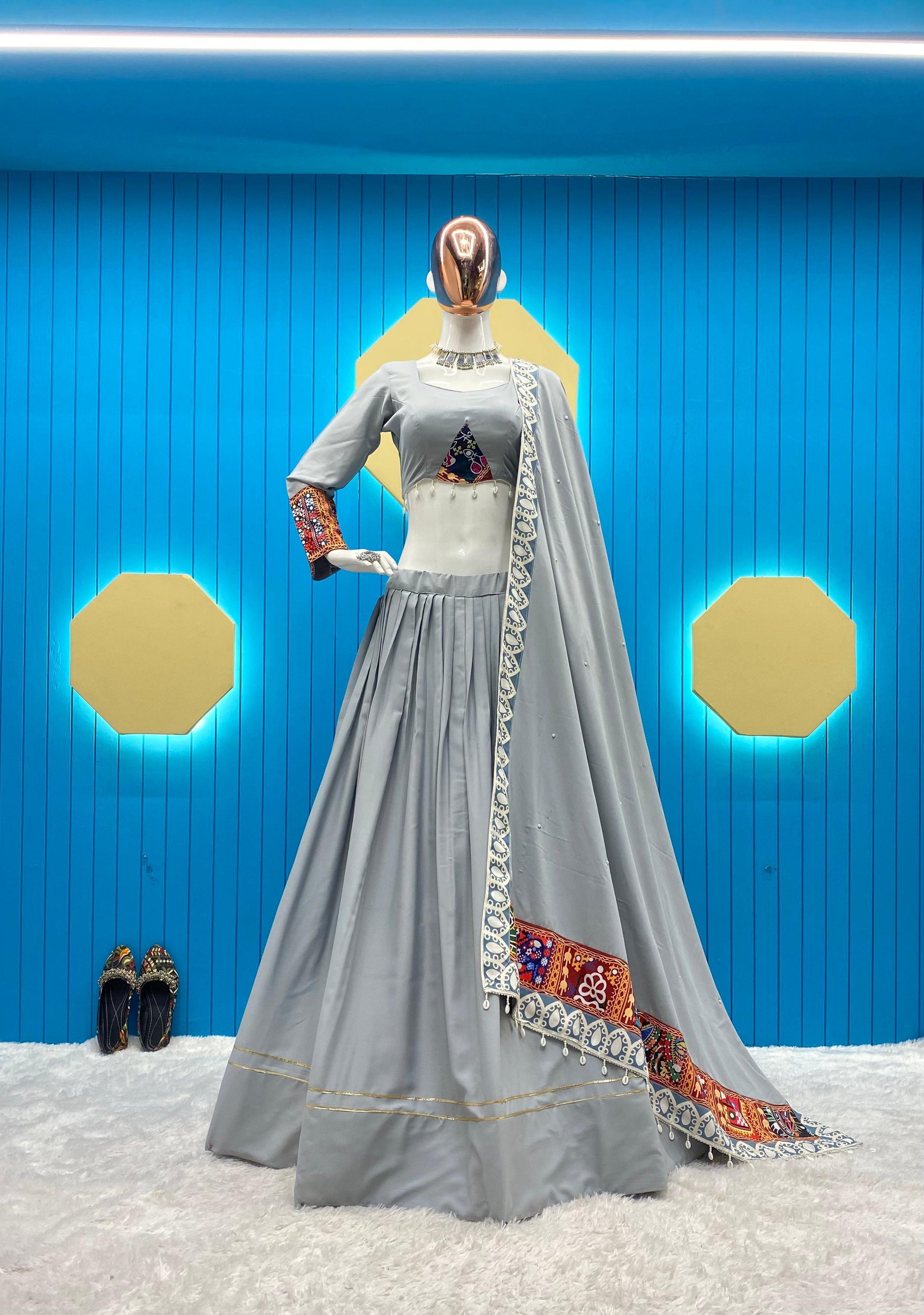 Ethenika Navratri Special Designer Chaniya Choli (Fully Stitched)