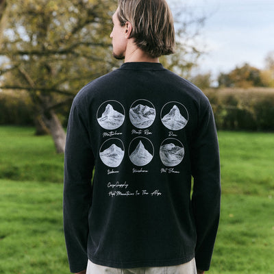 Coszus Alps L/S Black T-Shirt