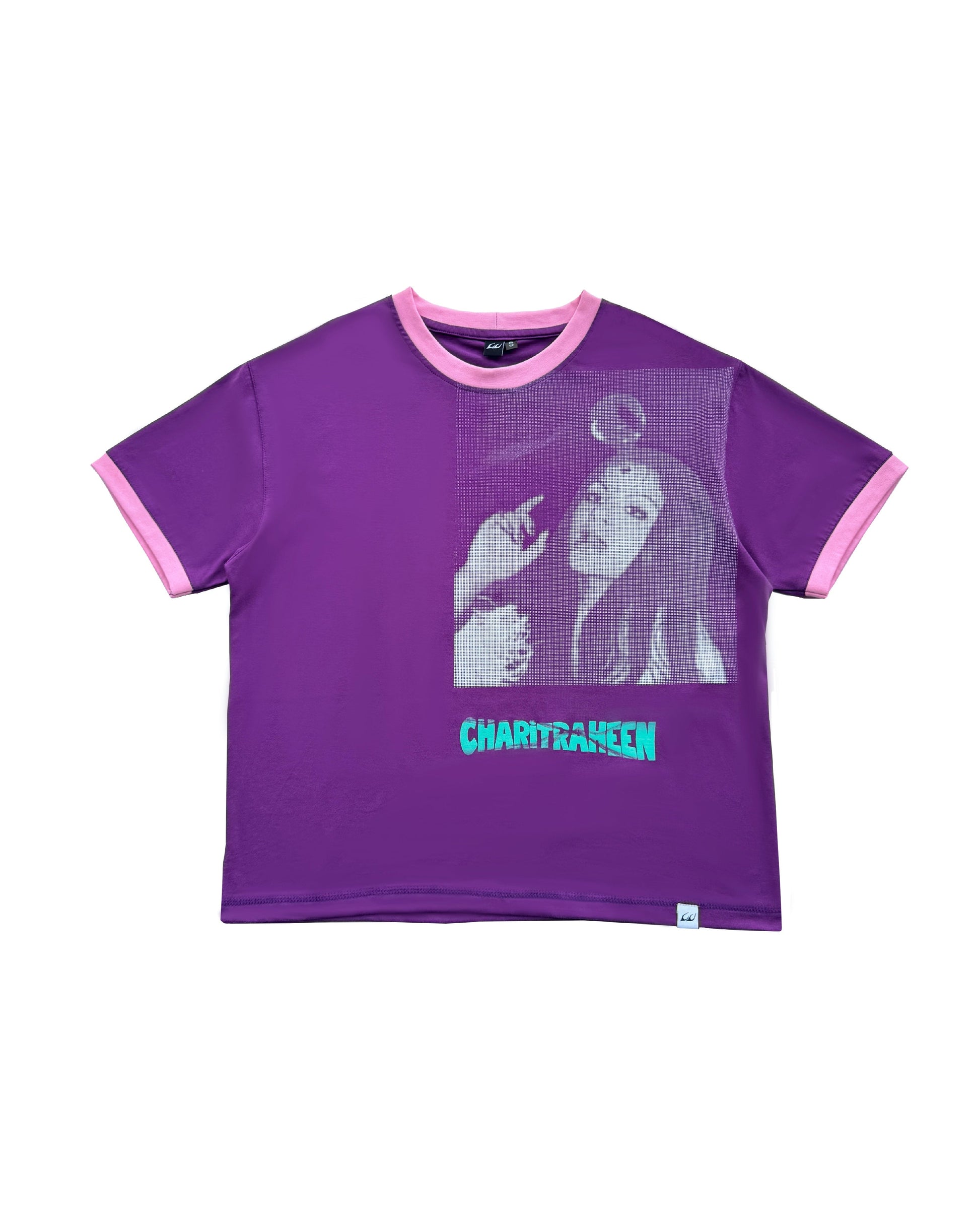 Charitraheen Baby Tee- Purple