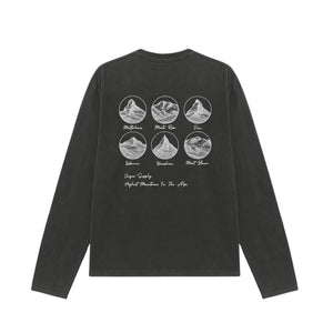 Coszus Alps L/S Black T-Shirt