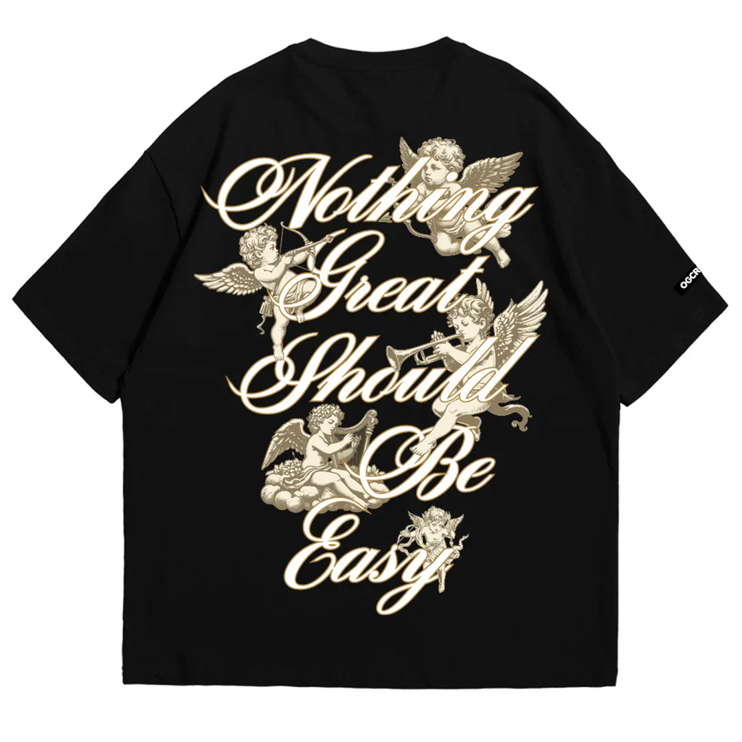 BLACK CHERUBS TEE