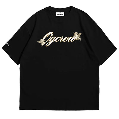 BLACK CHERUBS TEE