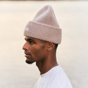 Coszus Arch Logo Taupe Beanie