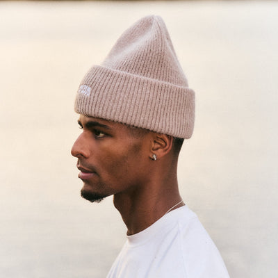 Coszus Arch Logo Taupe Beanie