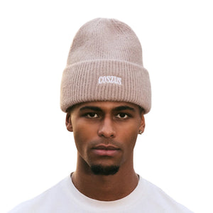 Coszus Arch Logo Taupe Beanie