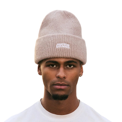 Coszus Arch Logo Taupe Beanie