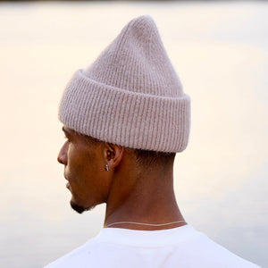 Coszus Arch Logo Taupe Beanie
