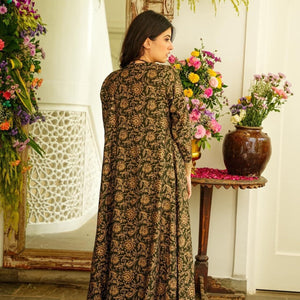 Zenia muslin kurta-shrug