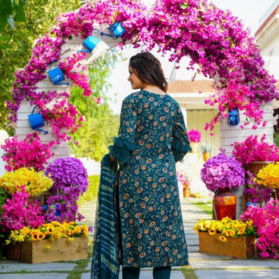 Rajeshree RAYON STRAIGHT SUIT SET