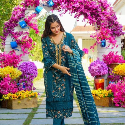 Rajeshree RAYON STRAIGHT SUIT SET