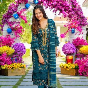 Rajeshree RAYON STRAIGHT SUIT SET