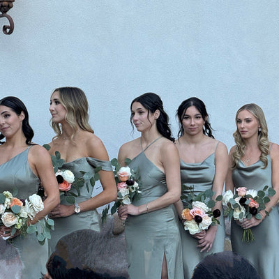 Elegant Ivory and Peach Arizona Wedding