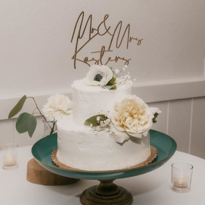 Modern White and Green Forest Wedding