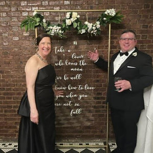 Vintage Forest Green and White Wedding