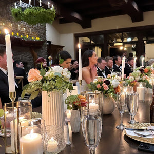 Elegant Ivory and Peach Arizona Wedding