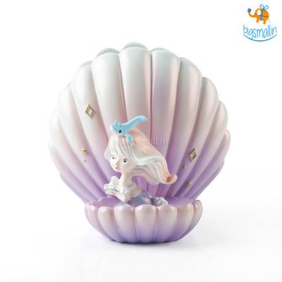 Sea Shell & Mermaid Desk Organizer