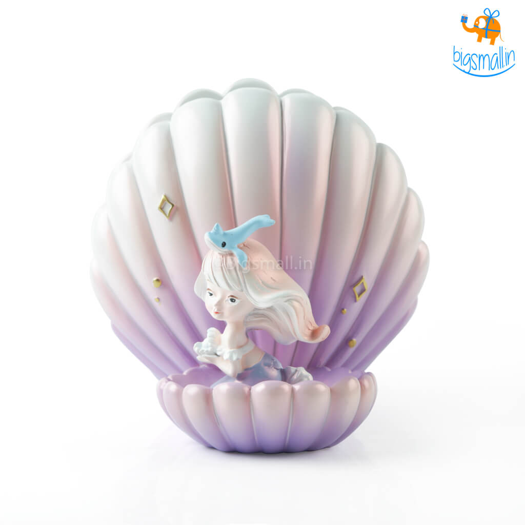 Sea Shell & Mermaid Desk Organizer