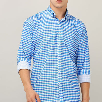 Darnandstitch® Printed Check Shirt