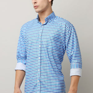 Darnandstitch® Printed Check Shirt