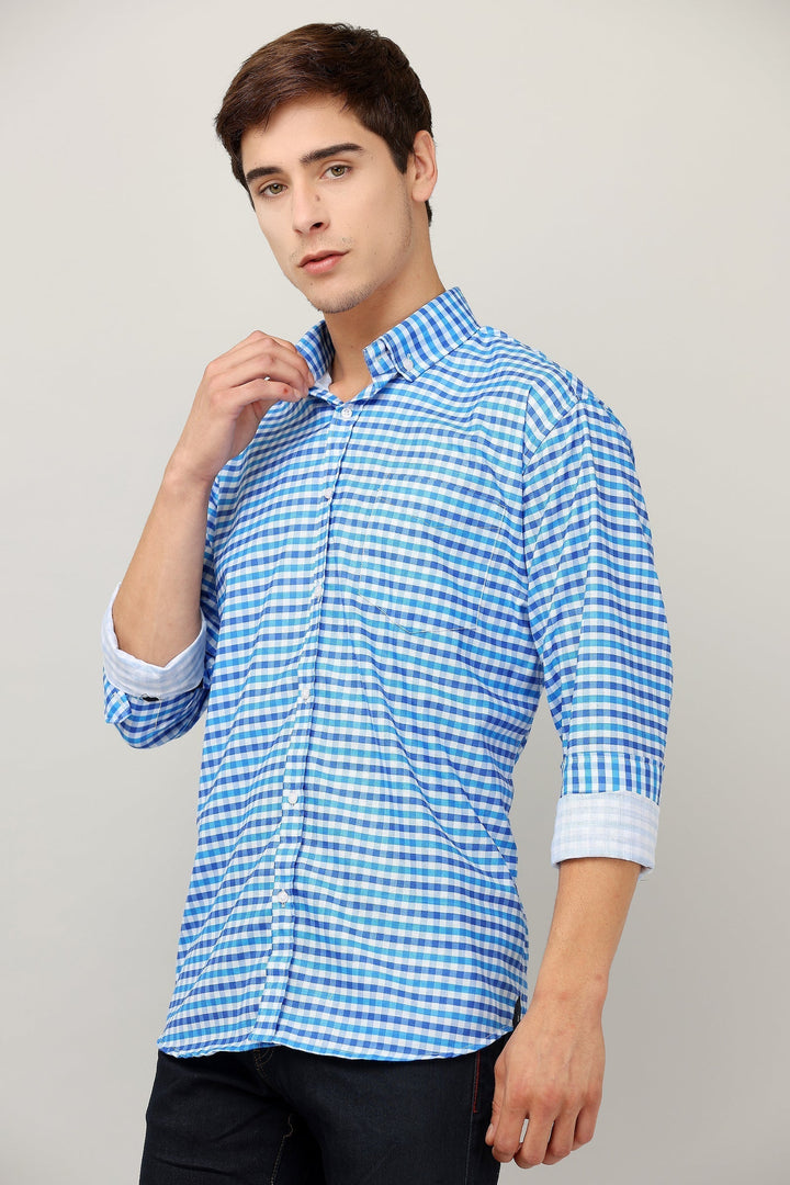 Darnandstitch® Printed Check Shirt