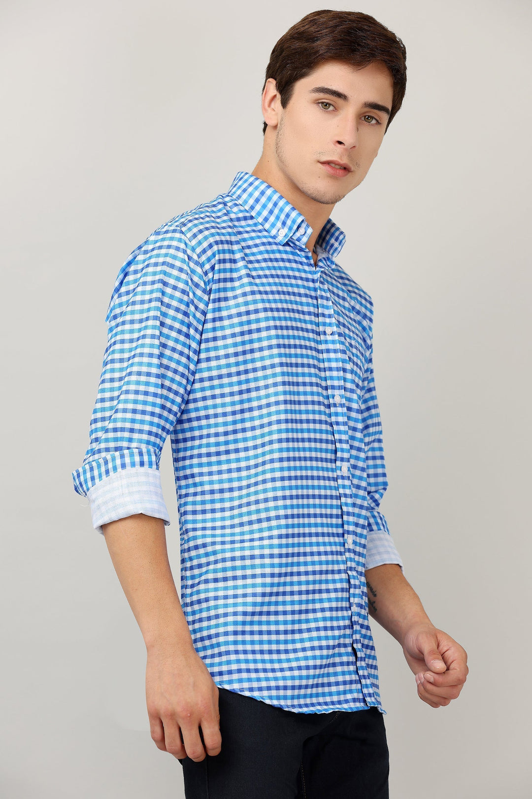 Darnandstitch® Printed Check Shirt