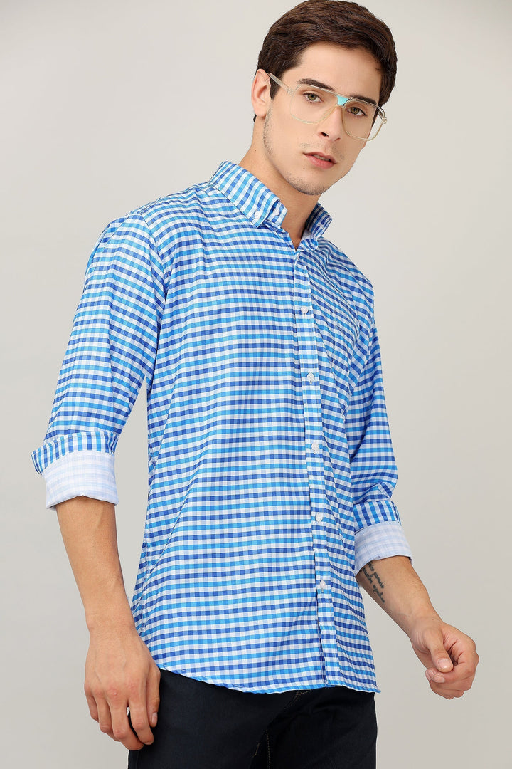 Darnandstitch® Printed Check Shirt