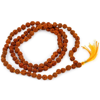 Chaitanya 5 mukhi Rudraksha Mala- 6 mm Beads