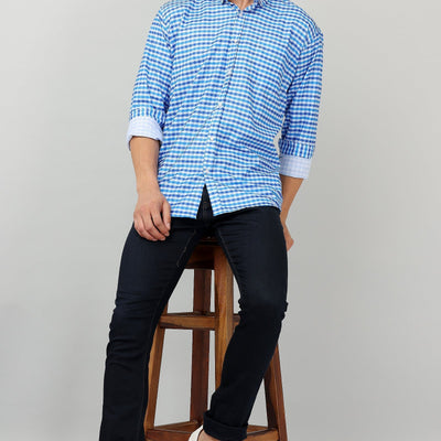 Darnandstitch® Printed Check Shirt