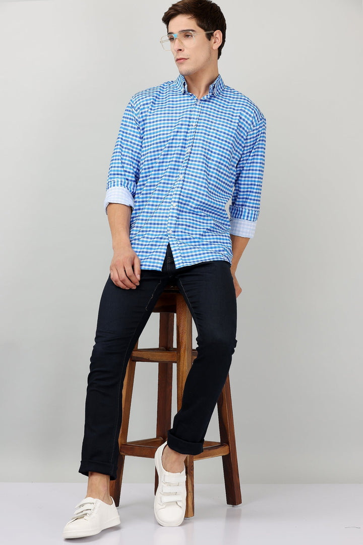 Darnandstitch® Printed Check Shirt