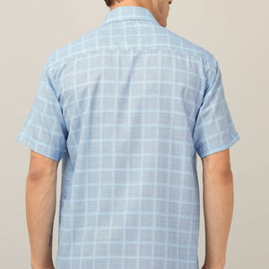 Darnandstitch® Printed Striped Short-Sleeve Shirt
