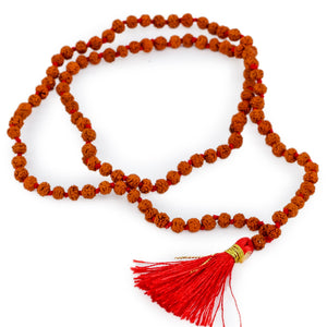 Chaitanya 5 mukhi rudraksha mala- 4mm Beads